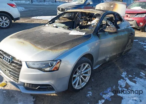 2016 Audi A5 2.0T Premium z USA, uszkodzony, nr VIN WAUM2AFR8GA003320